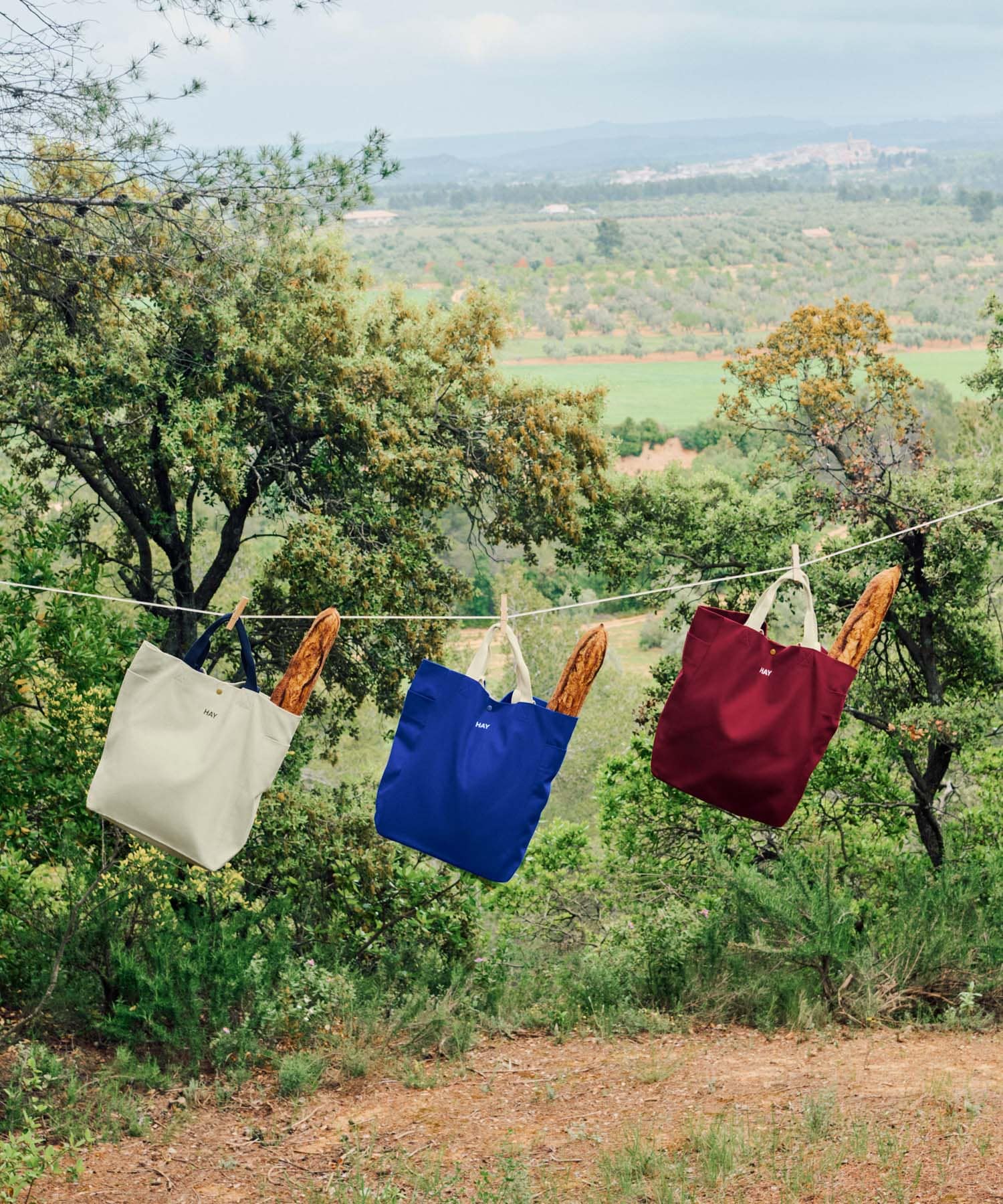 HAY　Everyday Tote Bag BURGUNDY One
