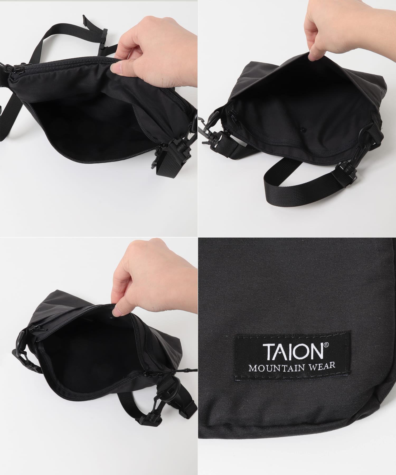 TAION　マウンテンサコッシュ BLACK One