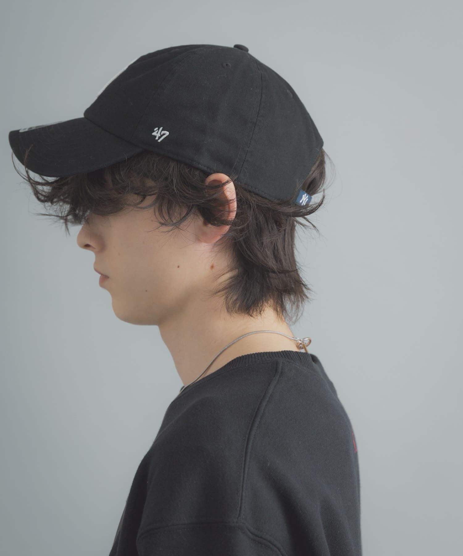 『WEB/一部店舗限定』FORTY SEVEN　47 CLEAN UP YANKEES BLACK One