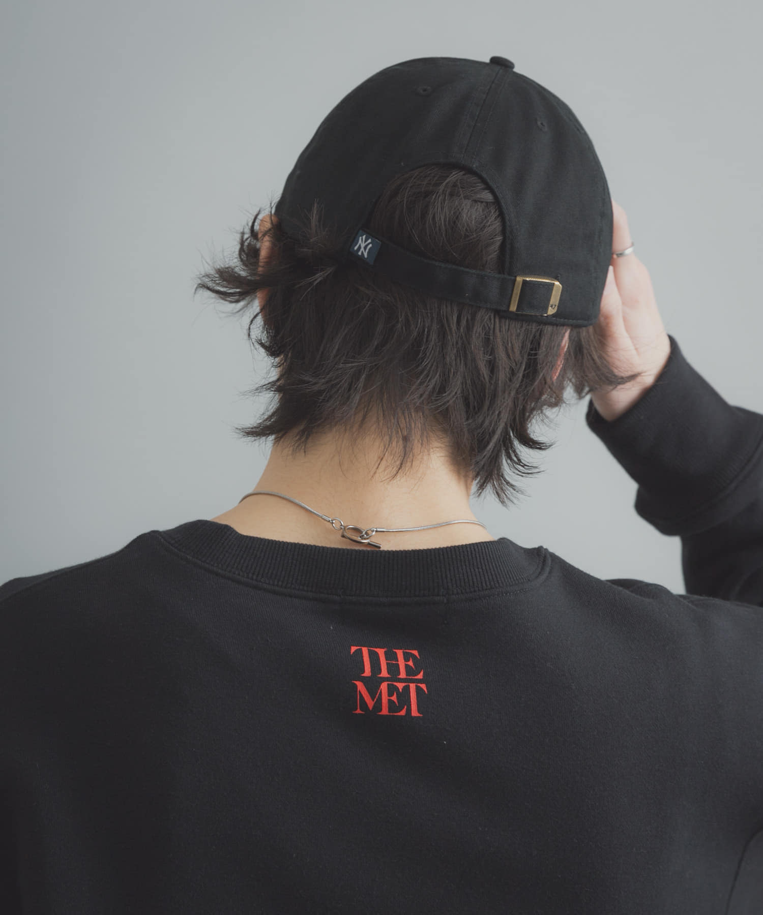 『WEB/一部店舗限定』FORTY SEVEN　47 CLEAN UP YANKEES BLACK One