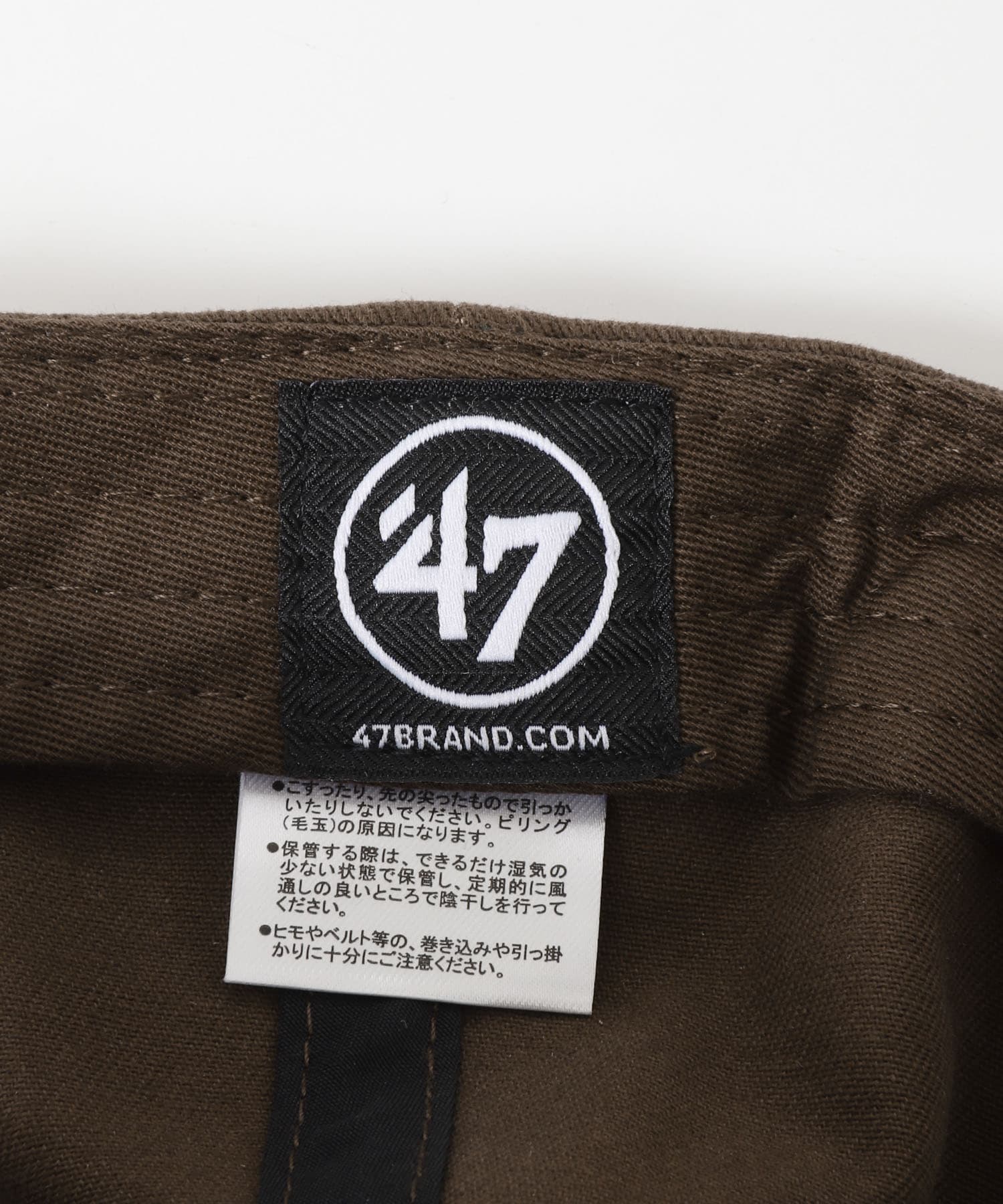 『WEB/一部店舗限定』FORTY SEVEN　47 CLEAN UP PADRES BROWN One