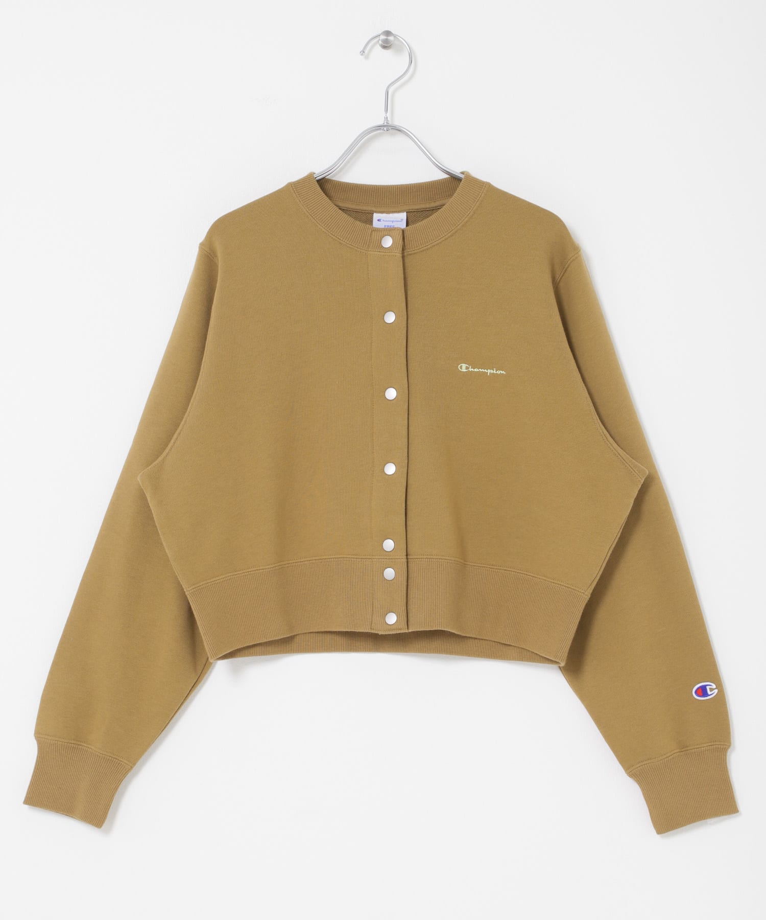 『別注』CHAMPION×SENSE OF PLACE　スウェットカーディガン L.BROWN One