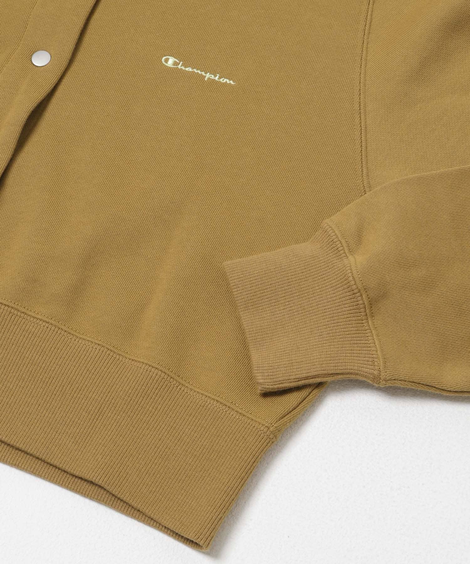 『別注』CHAMPION×SENSE OF PLACE　スウェットカーディガン L.BROWN One