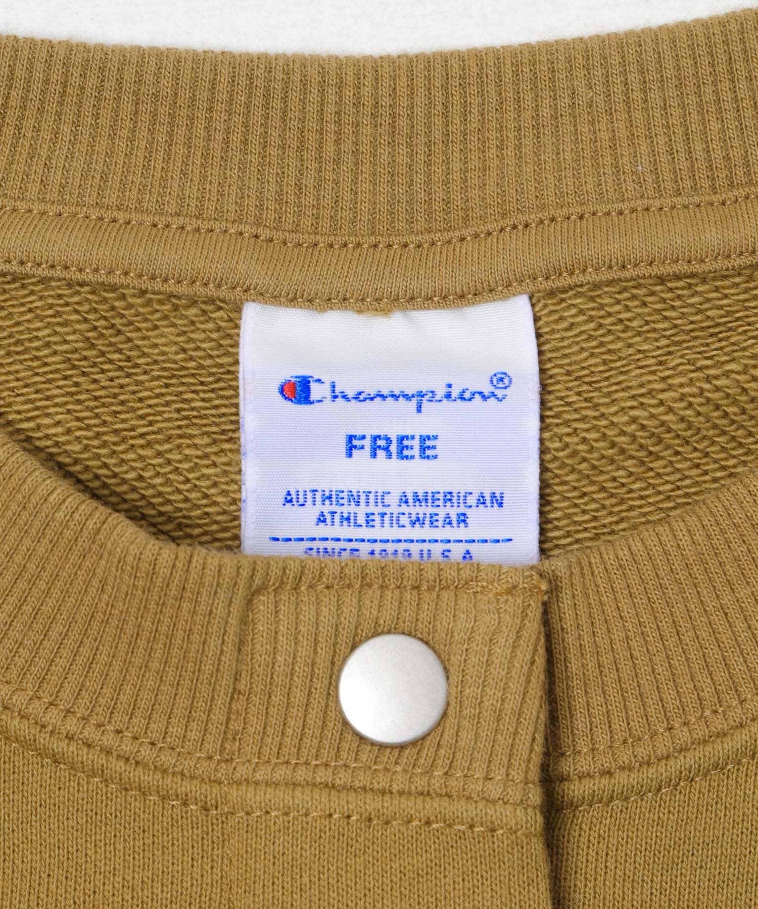 『別注』CHAMPION×SENSE OF PLACE　スウェットカーディガン L.BROWN One