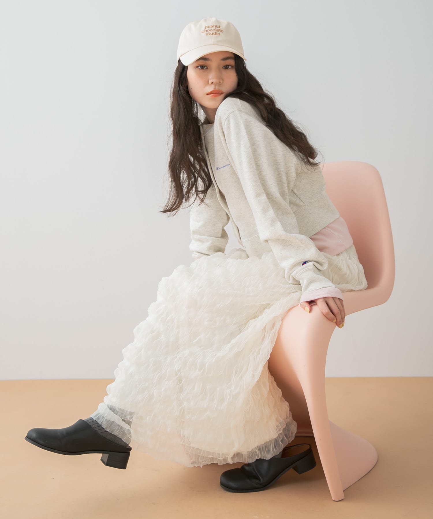 身長：160cm サイズ：one