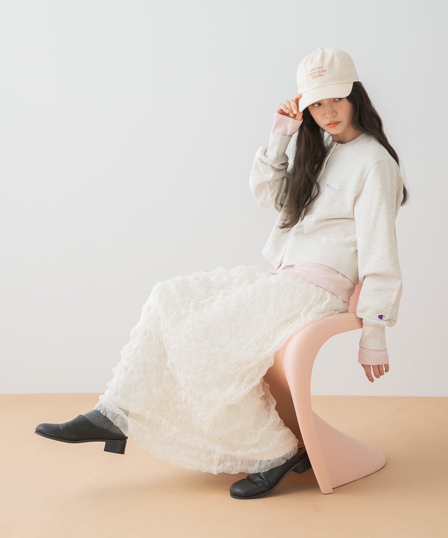 身長：160cm サイズ：one