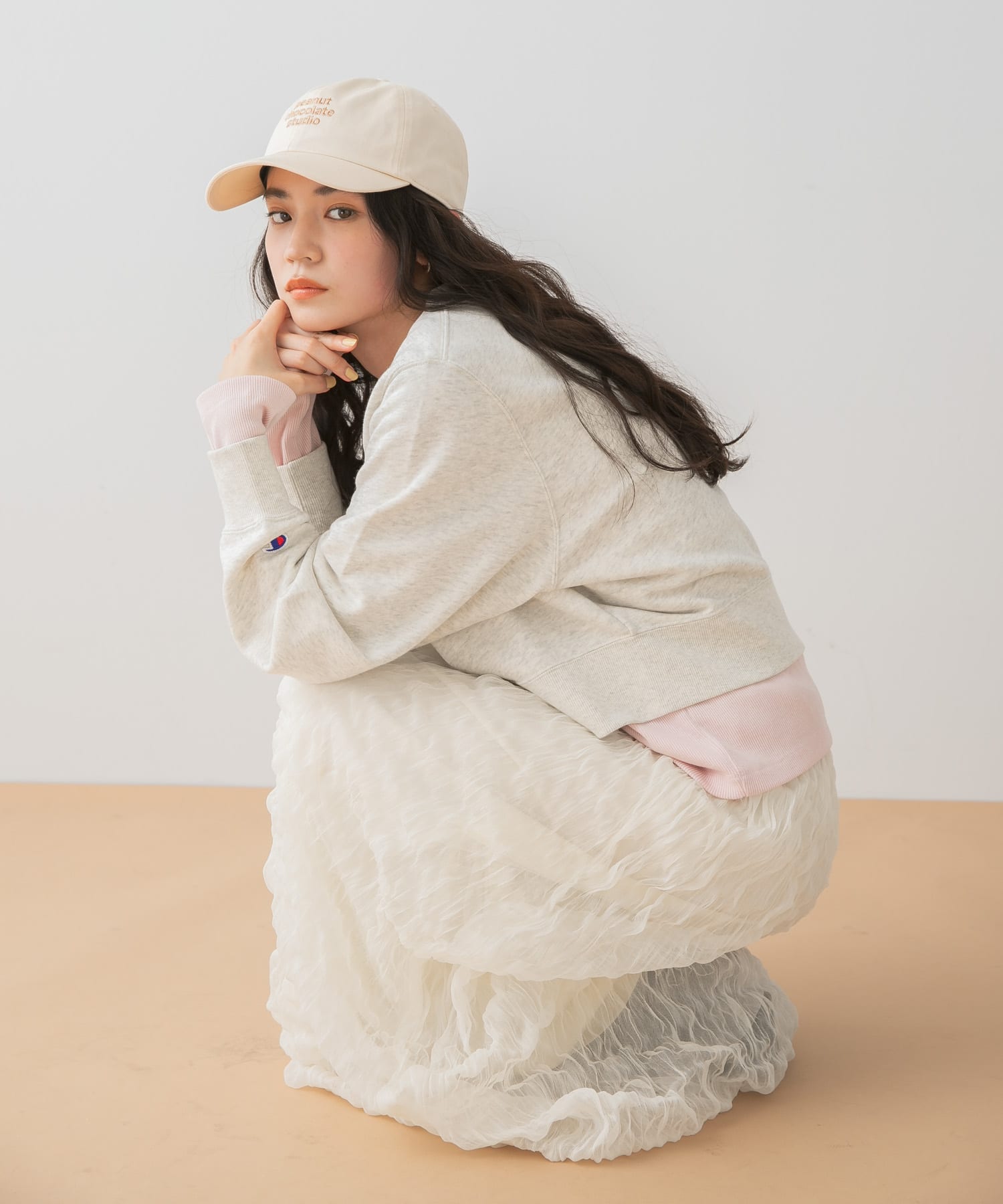 身長：160cm サイズ：one