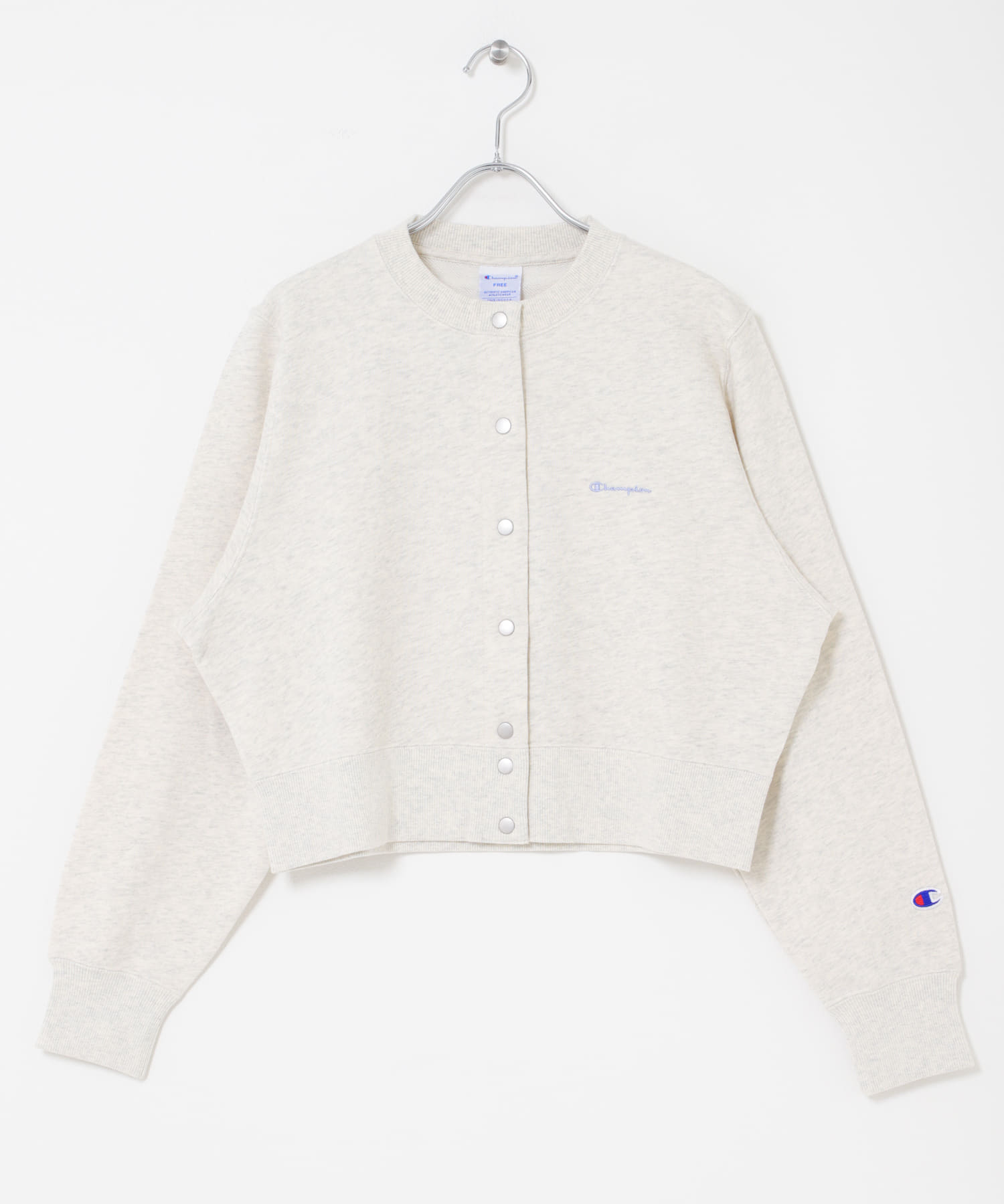 『別注』CHAMPION×SENSE OF PLACE　スウェットカーディガン OATMEAL One