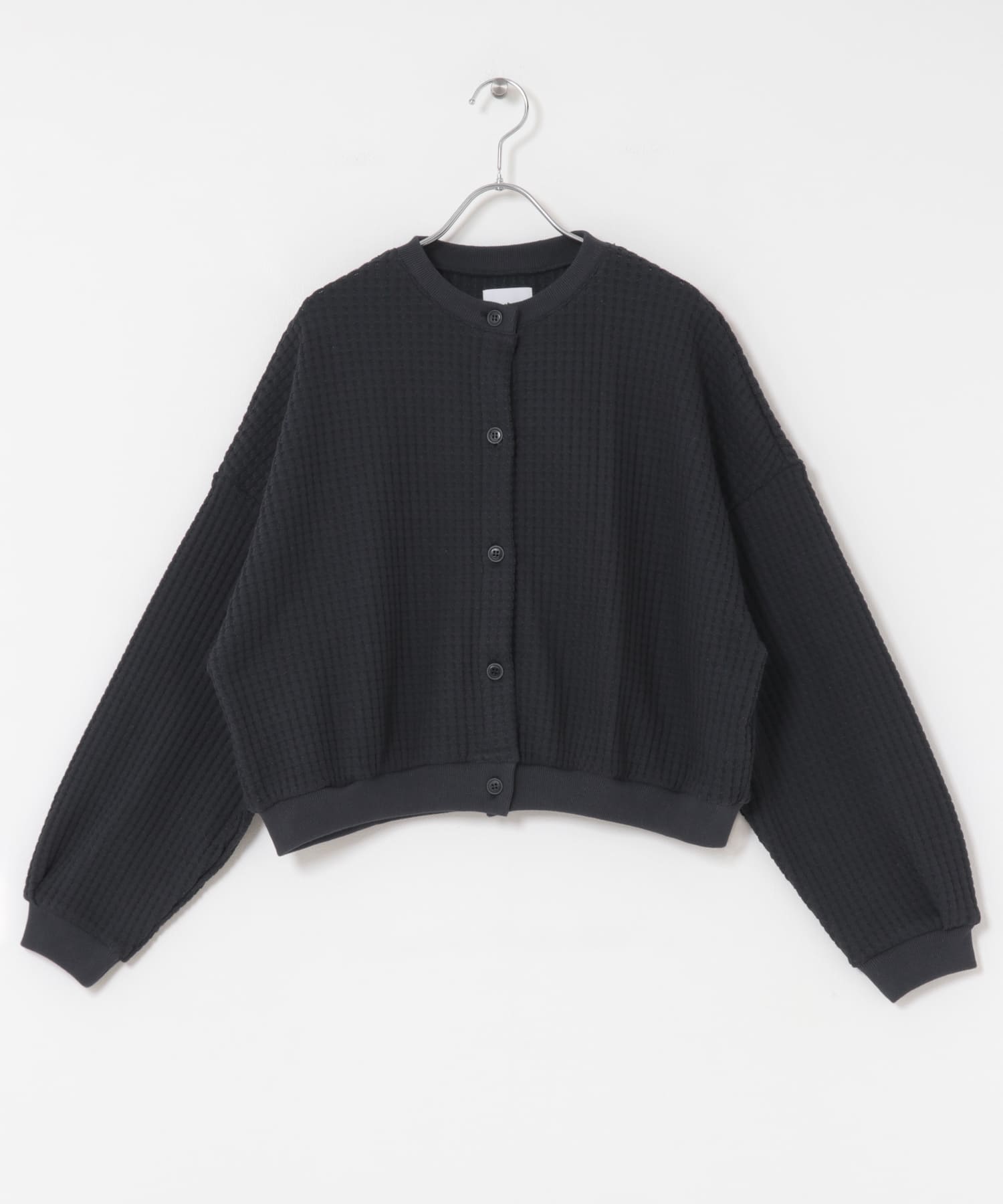 SEAGREEN　BIG WAFFLE CARDIGAN