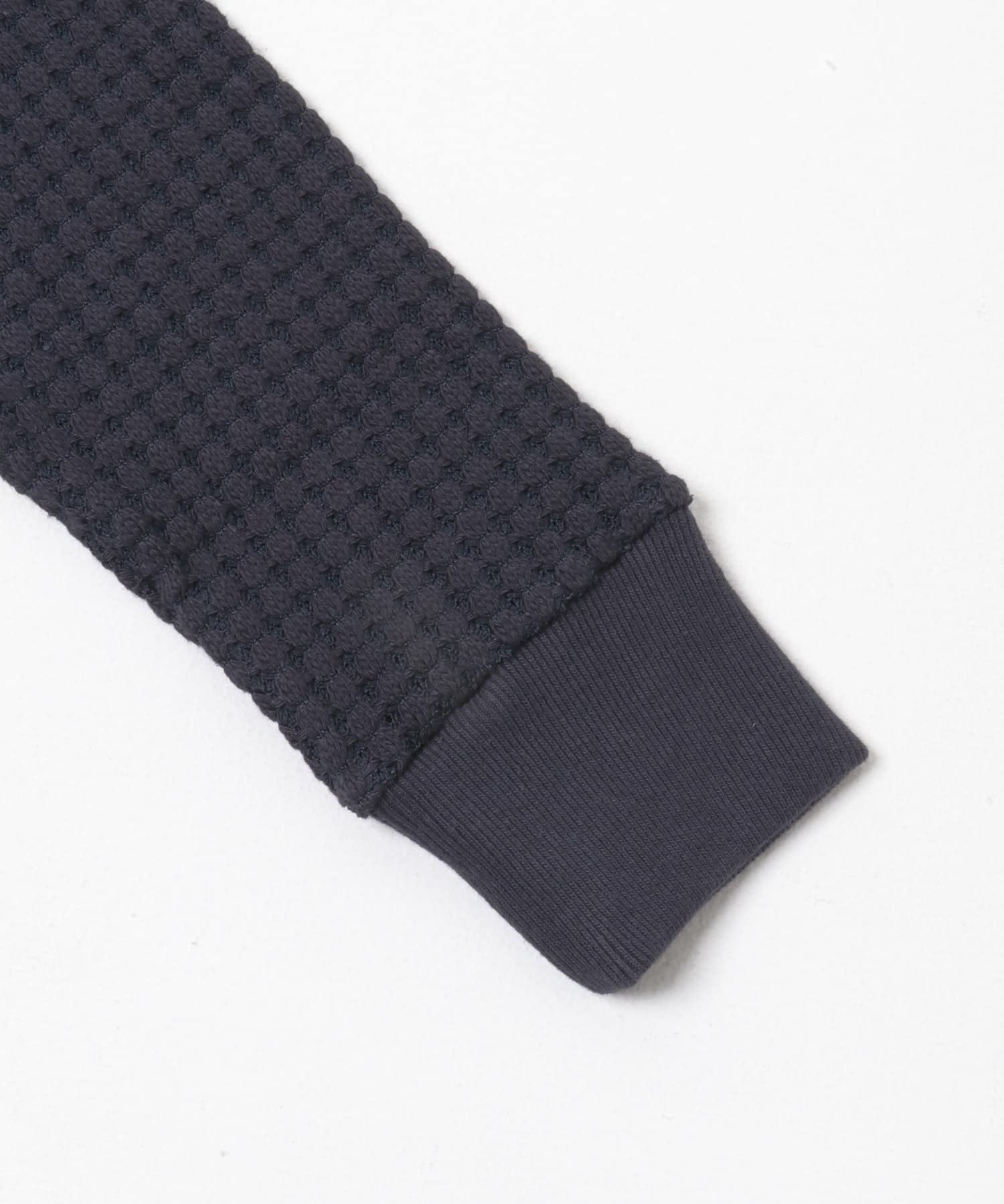 SEAGREEN　BIG WAFFLE HENRY NECK ONEPIECE NAVY 1