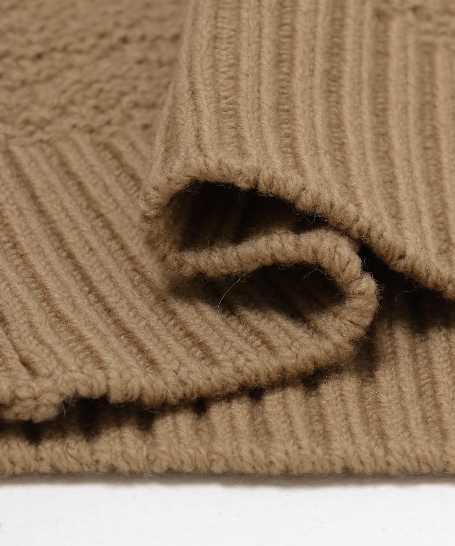 SEAGREEN　ROCKY MERINO KNIT CARDIGAN BEIGE FREE