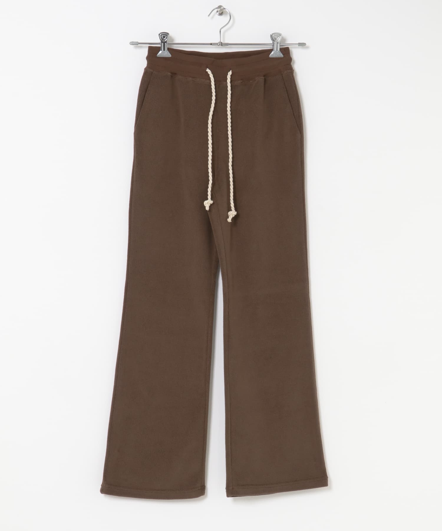 SEAGREEN　PLANE PILE FLARE PANTS
