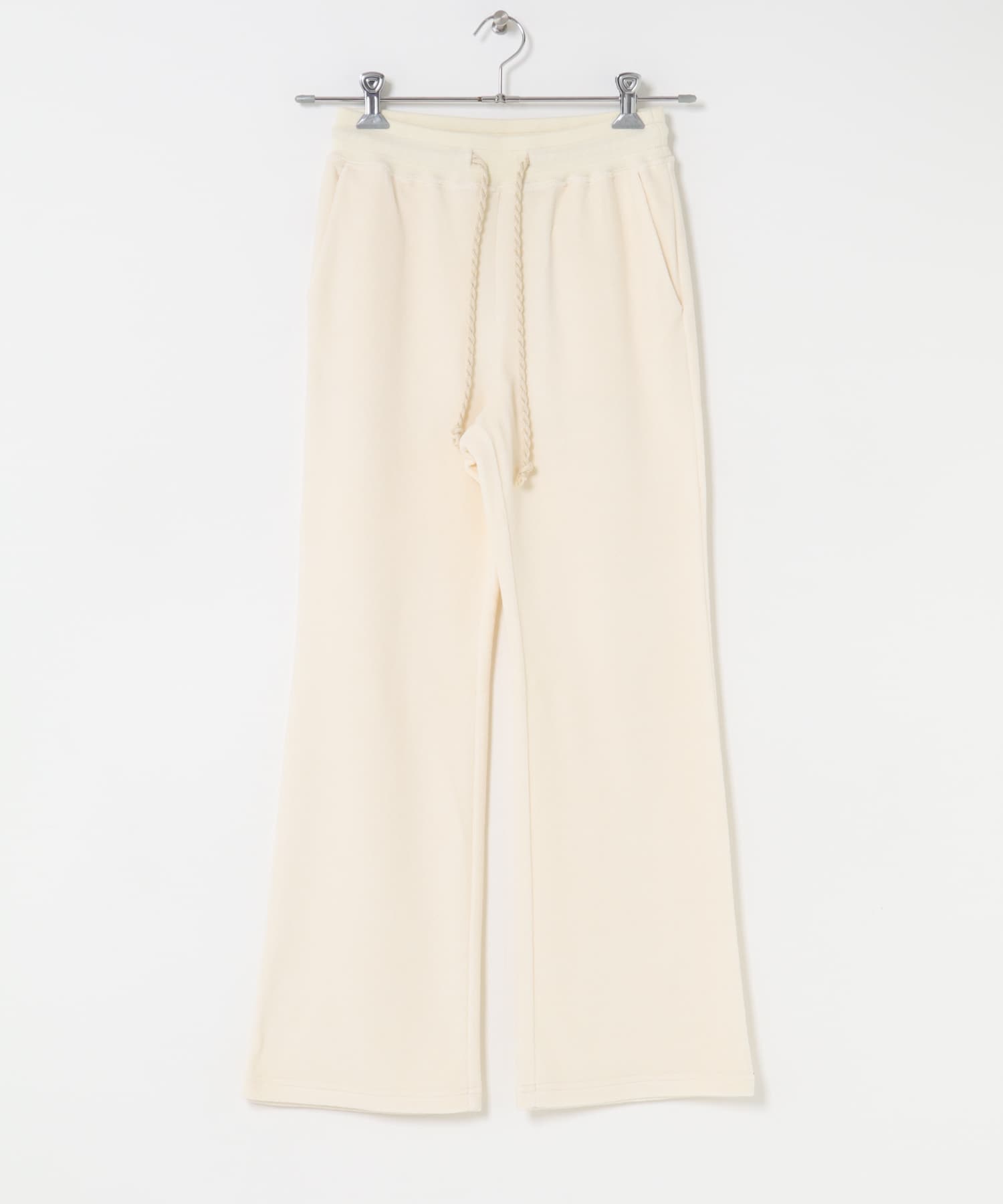 SEAGREEN　PLANE PILE FLARE PANTS