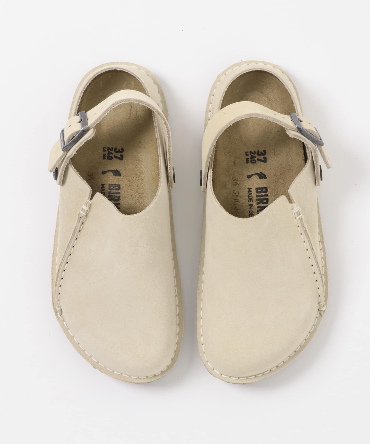 BIRKENSTOCK　Lutry Premium LEVE Egg-narrow EGGSHELL 36