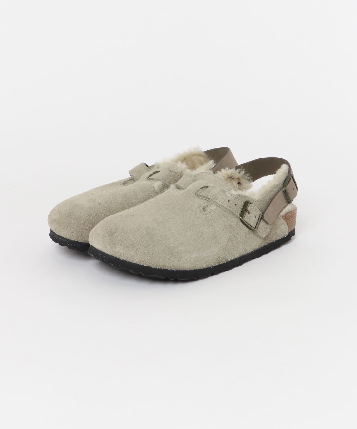 BIRKENSTOCK　Tokio ShearlingTaupe-narrow