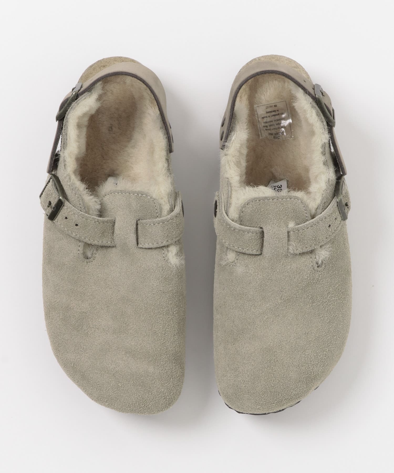 BIRKENSTOCK　Tokio ShearlingTaupe-narrow TAUPE 36