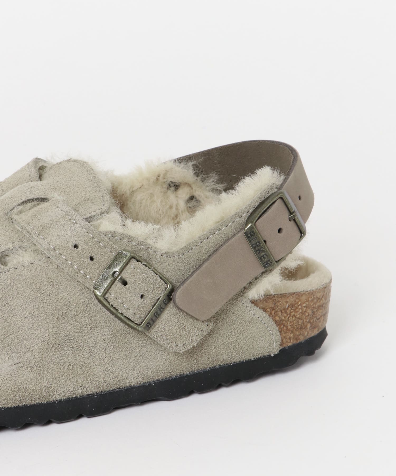 BIRKENSTOCK　Tokio ShearlingTaupe-narrow TAUPE 36