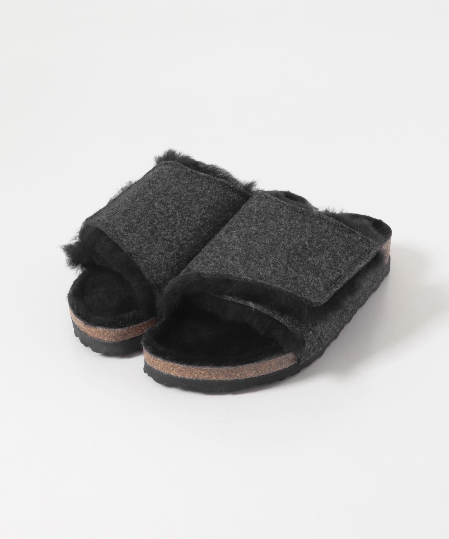 BIRKENSTOCK　Solana Shearling ANTHR-narrow