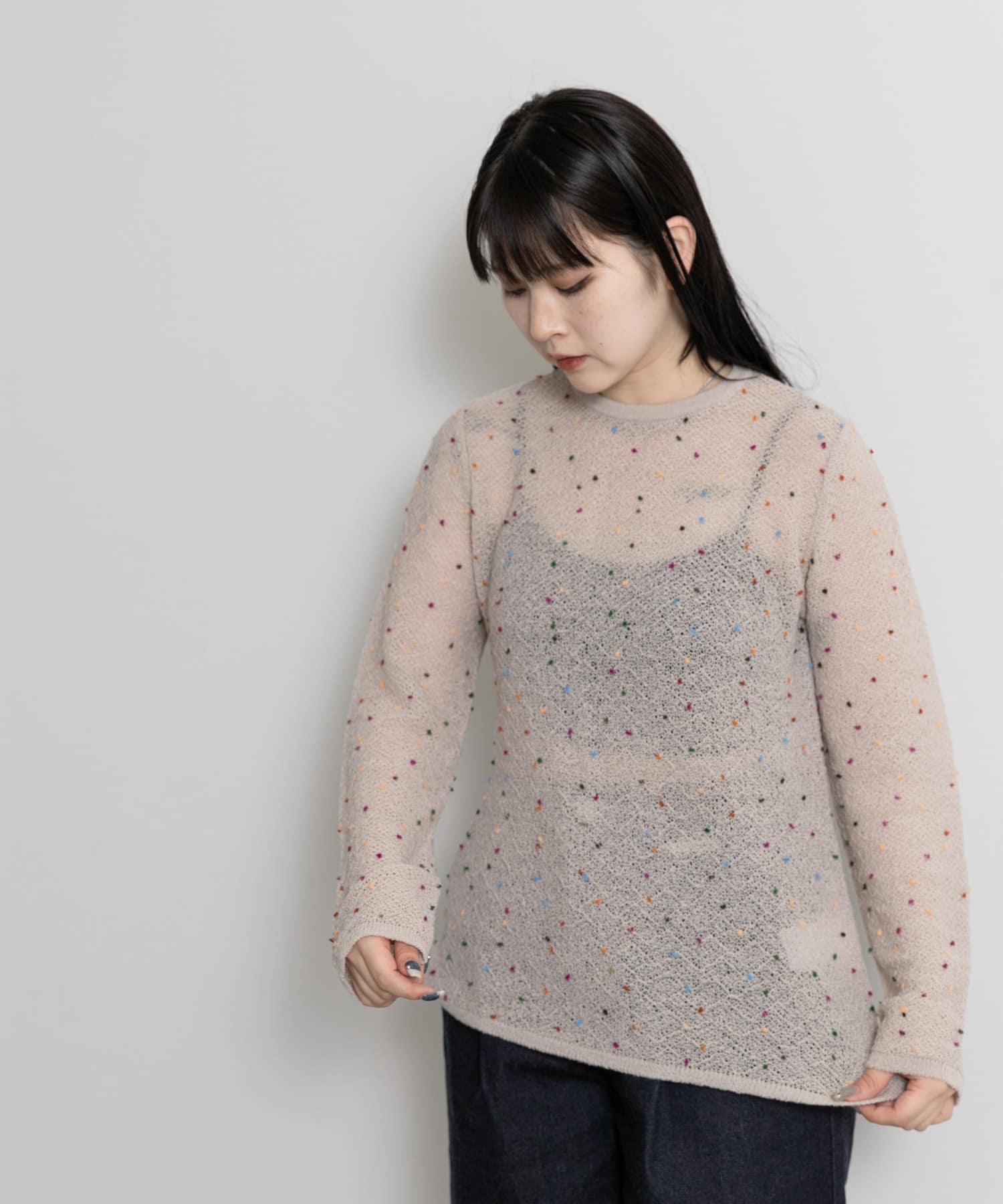 身長 : 156cm サイズ : FREE