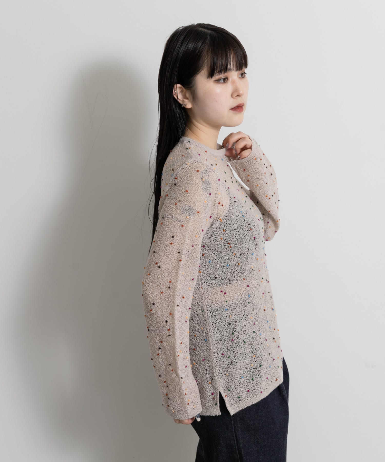 身長 : 156cm サイズ : FREE