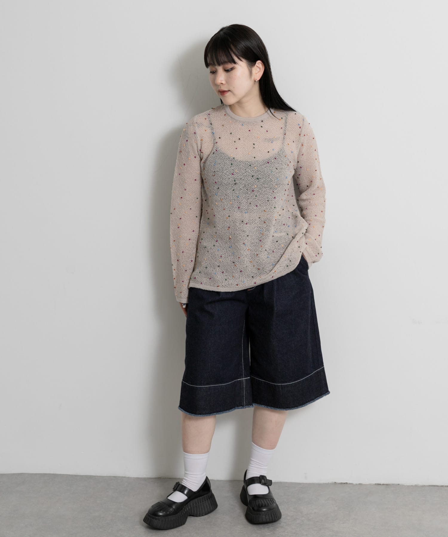 身長 : 156cm サイズ : FREE