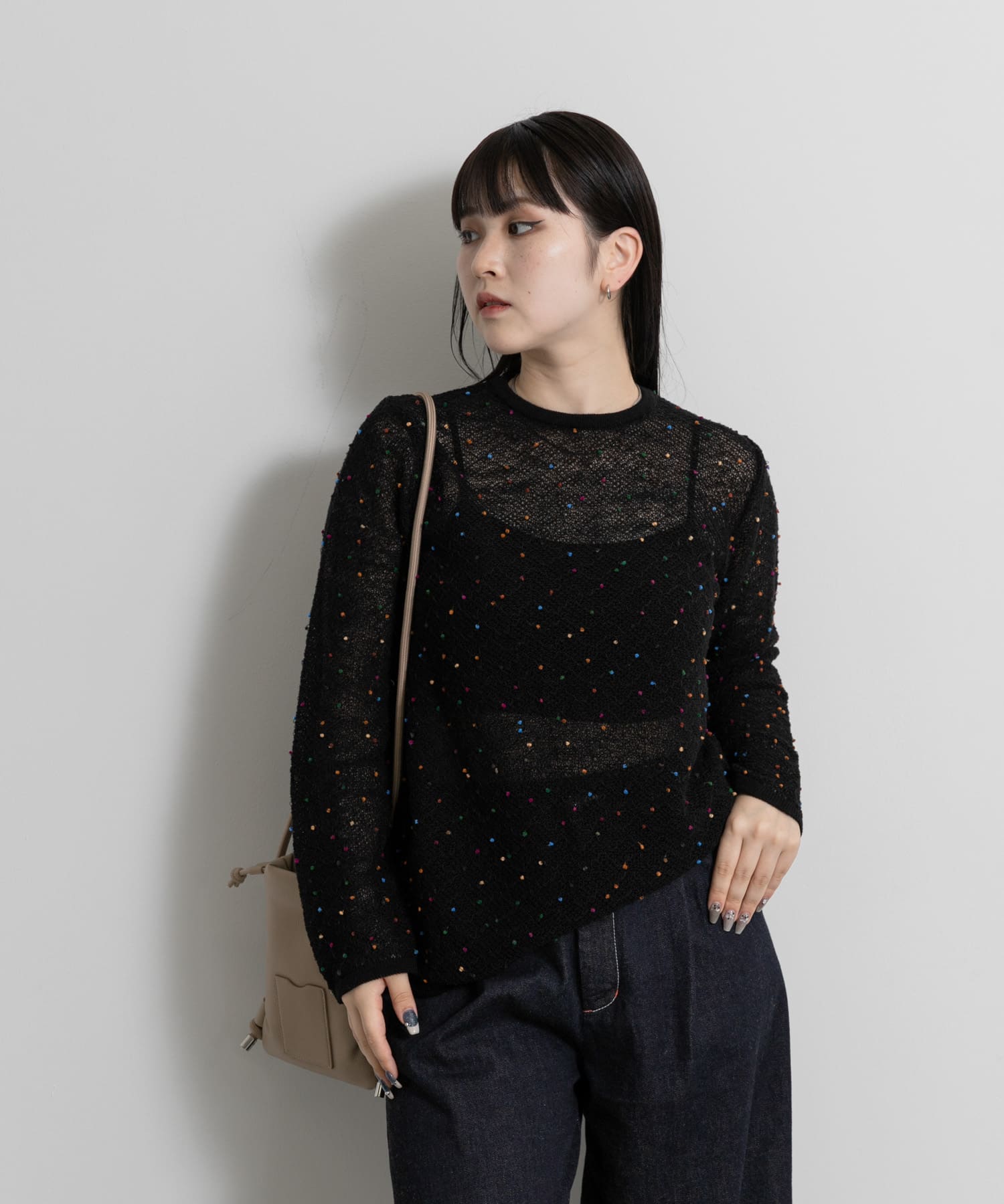 身長 : 156cm サイズ : FREE