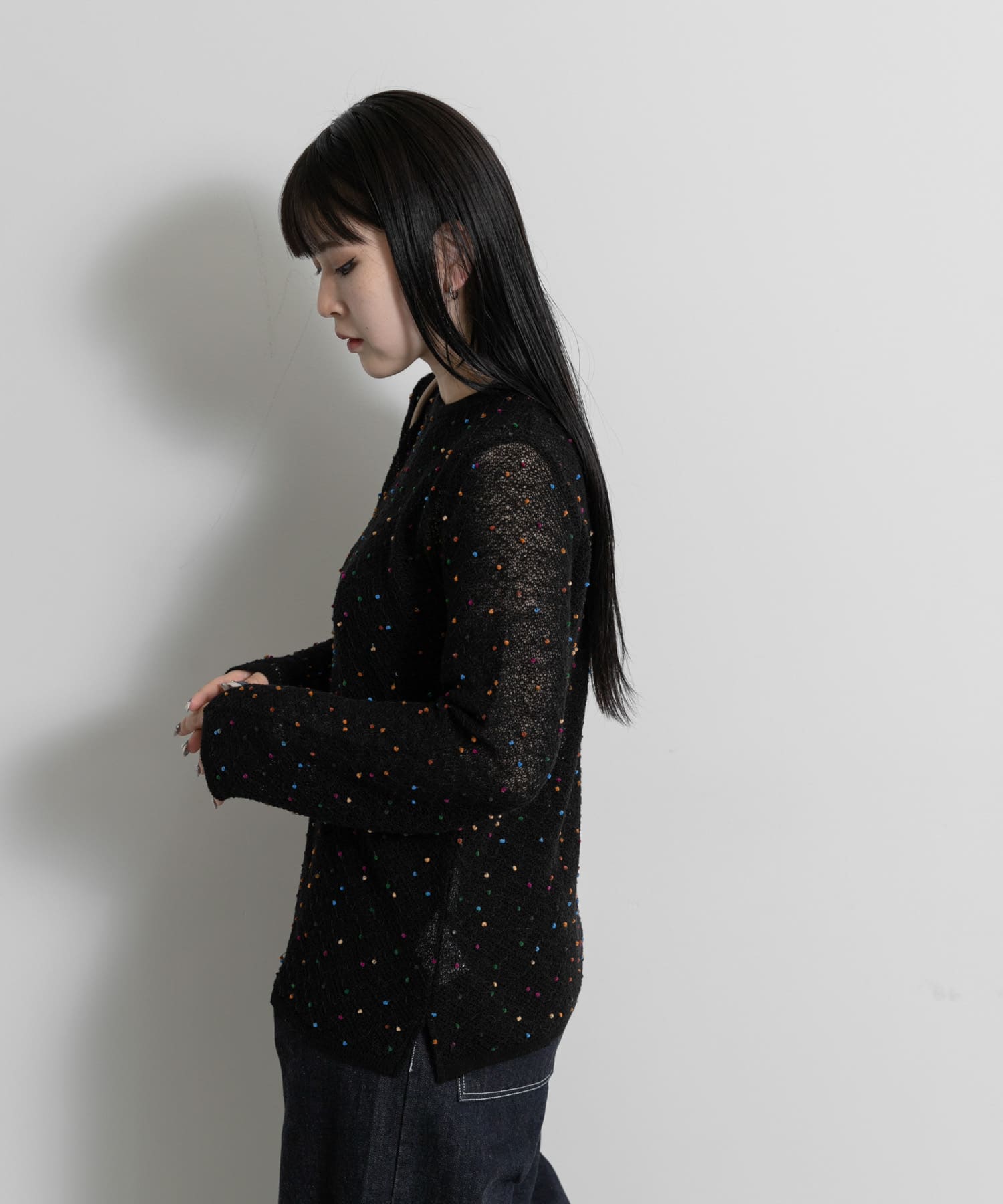 身長 : 156cm サイズ : FREE