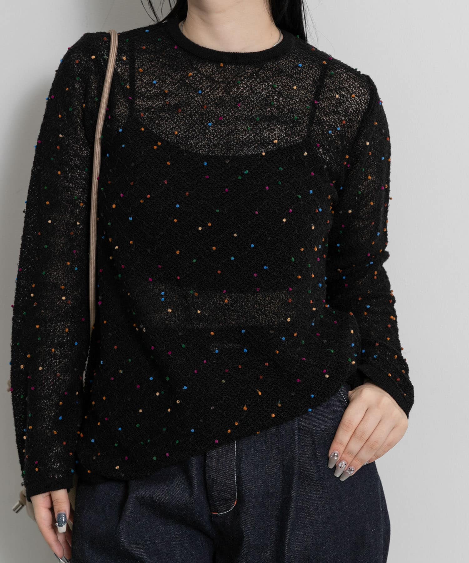 身長 : 156cm サイズ : FREE