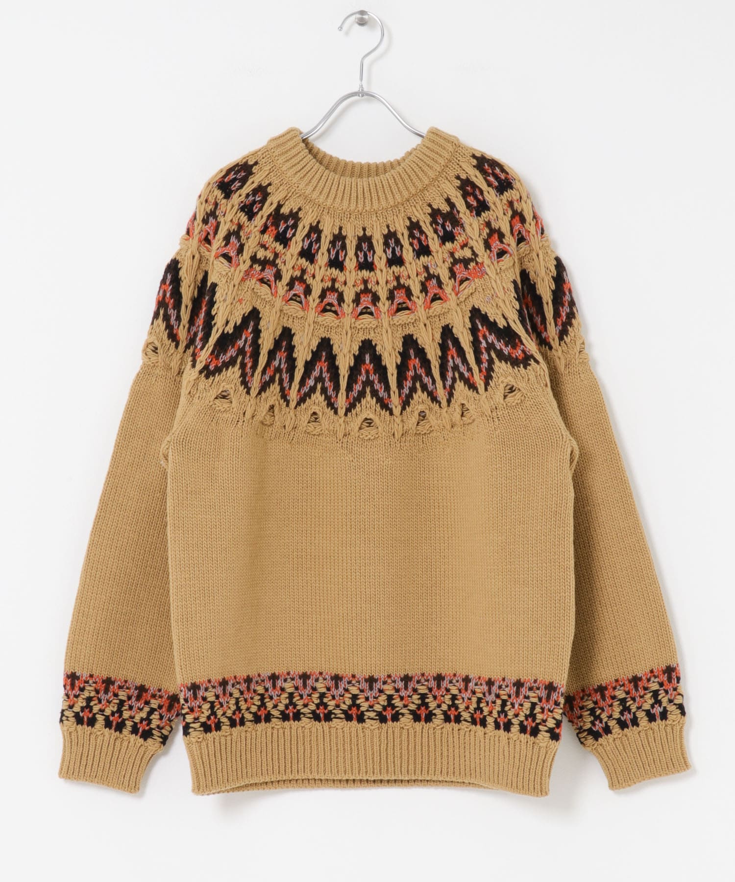 米富繊維　KOUHEN NORDIC KNIT PULLOVER