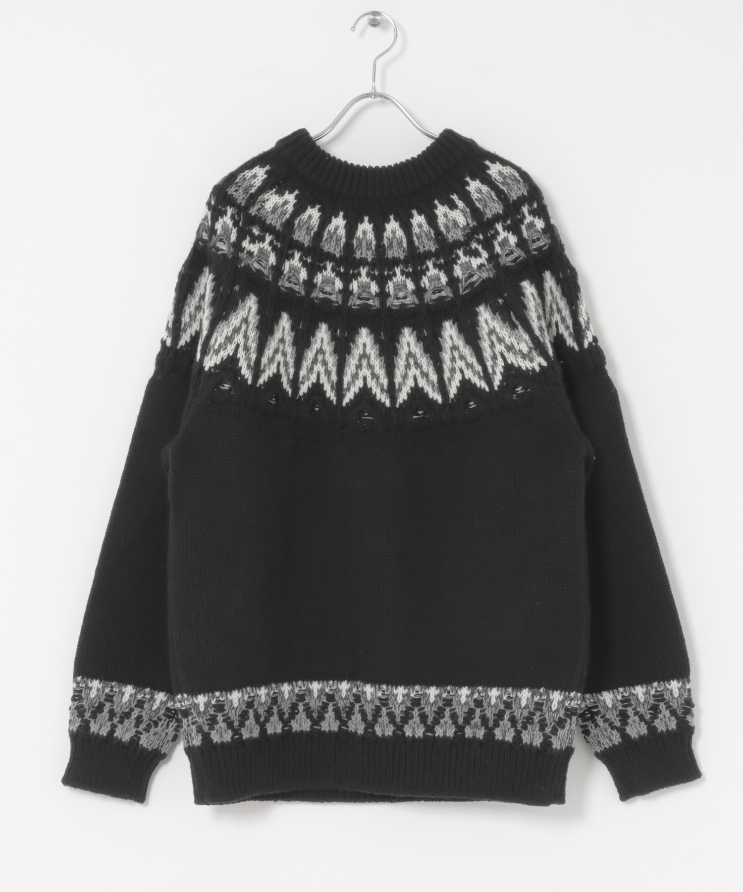 米富繊維　KOUHEN NORDIC KNIT PULLOVER