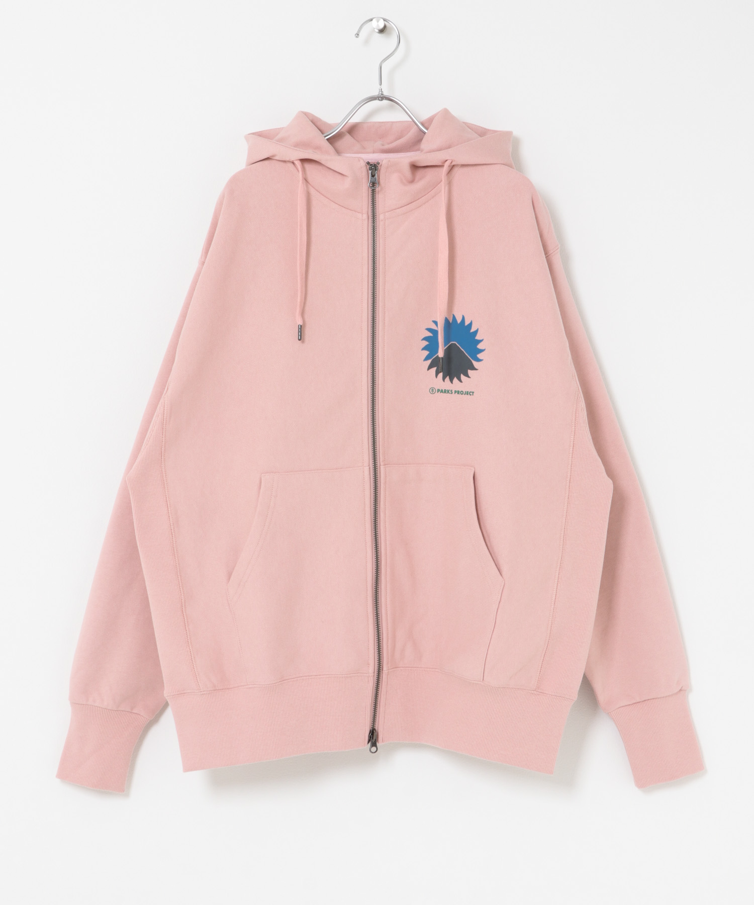 PARKS PROJECT　Mt.FUJI No.4 ZipHoodie PINK L