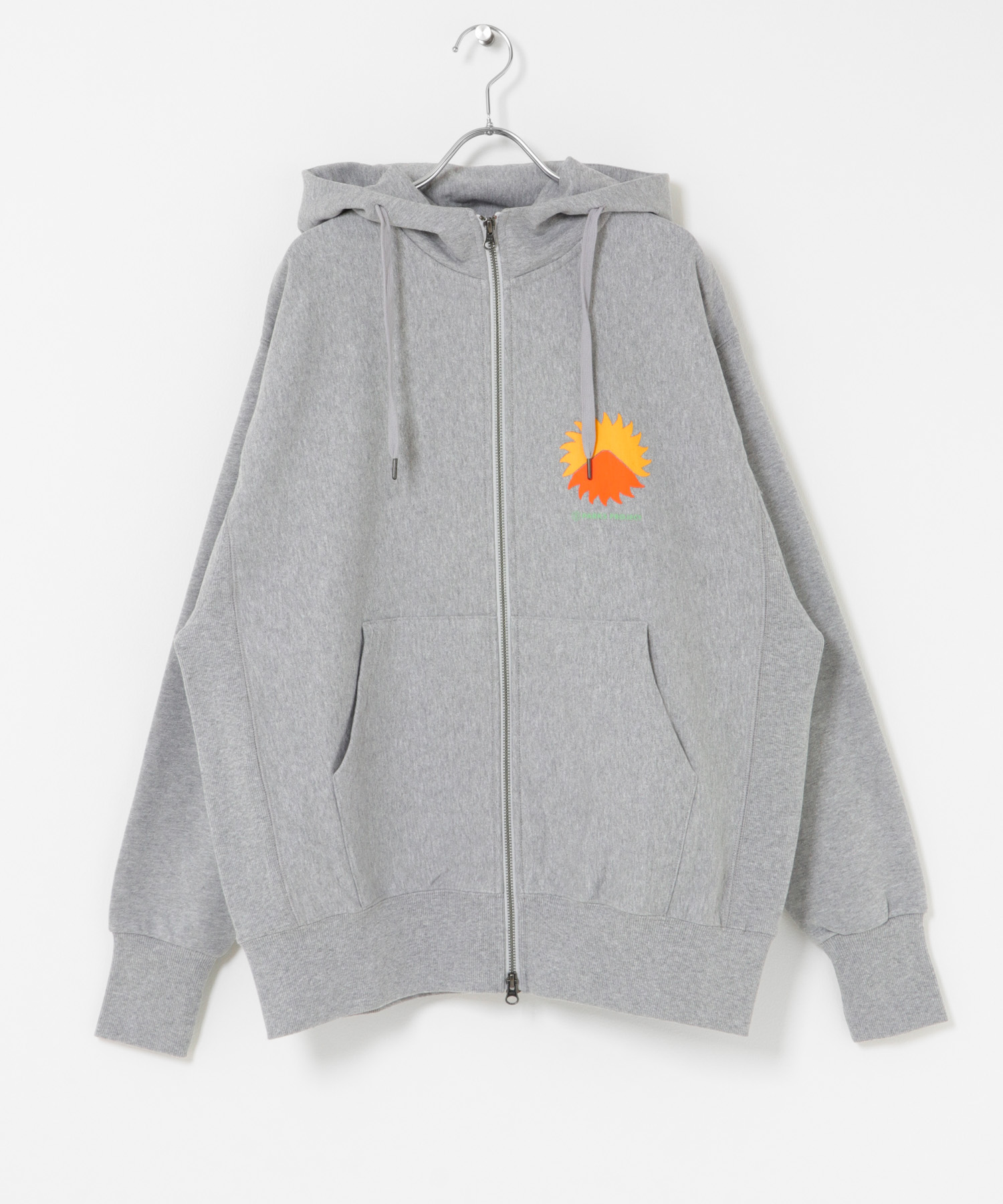 PARKS PROJECT　Mt.FUJI No.4 ZipHoodie GRAY L
