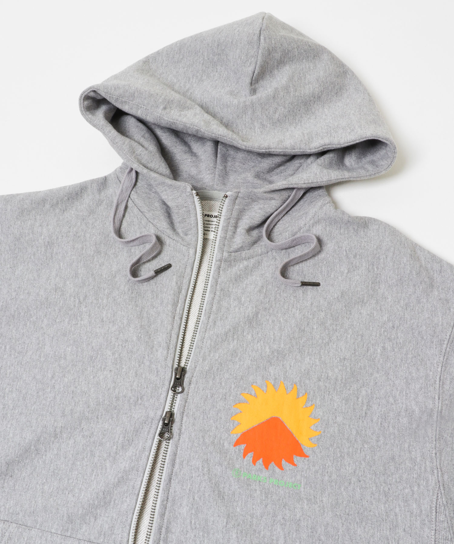 PARKS PROJECT　Mt.FUJI No.4 ZipHoodie GRAY L