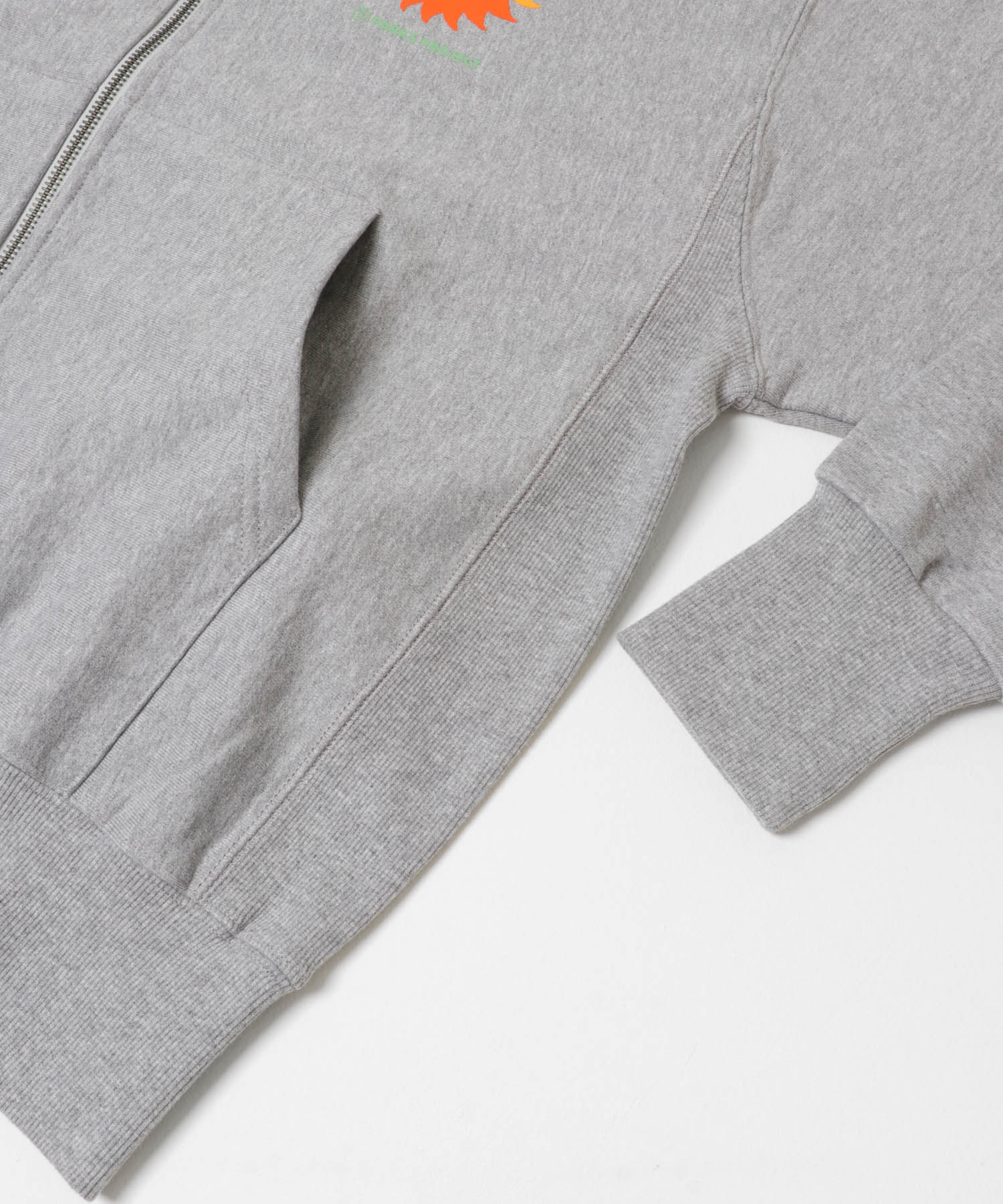 PARKS PROJECT　Mt.FUJI No.4 ZipHoodie GRAY L