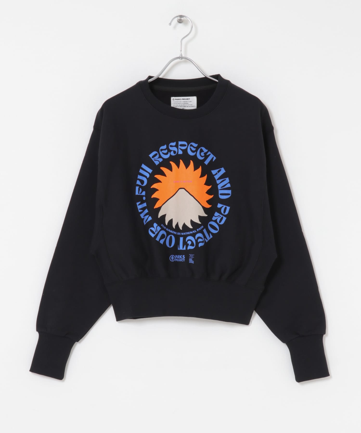 PARKS PROJECT　Mt.FUJI No.4 Sweat-Free BLACK Free