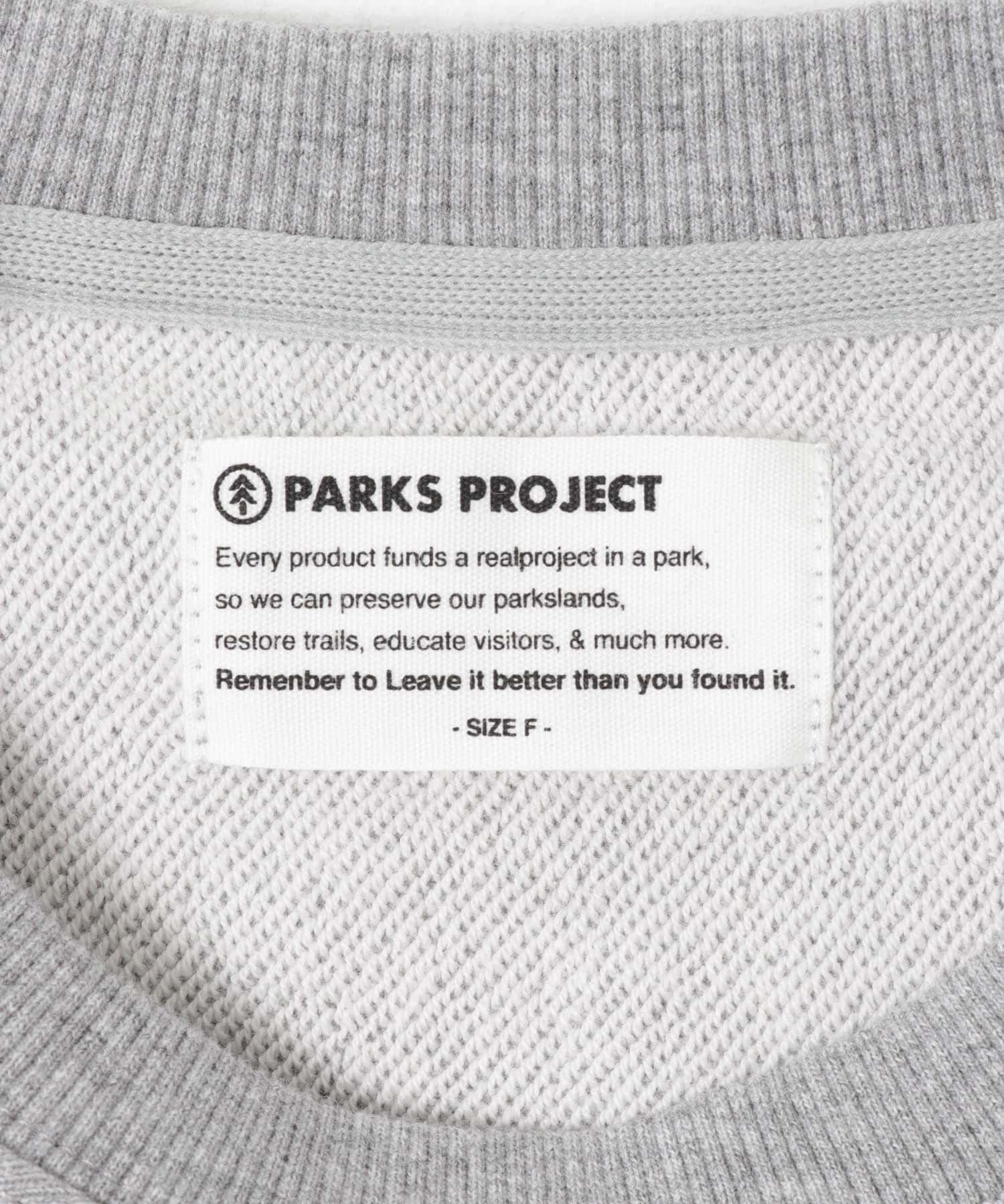 PARKS PROJECT　Mt.FUJI No.4 Sweat-Free GRAY Free
