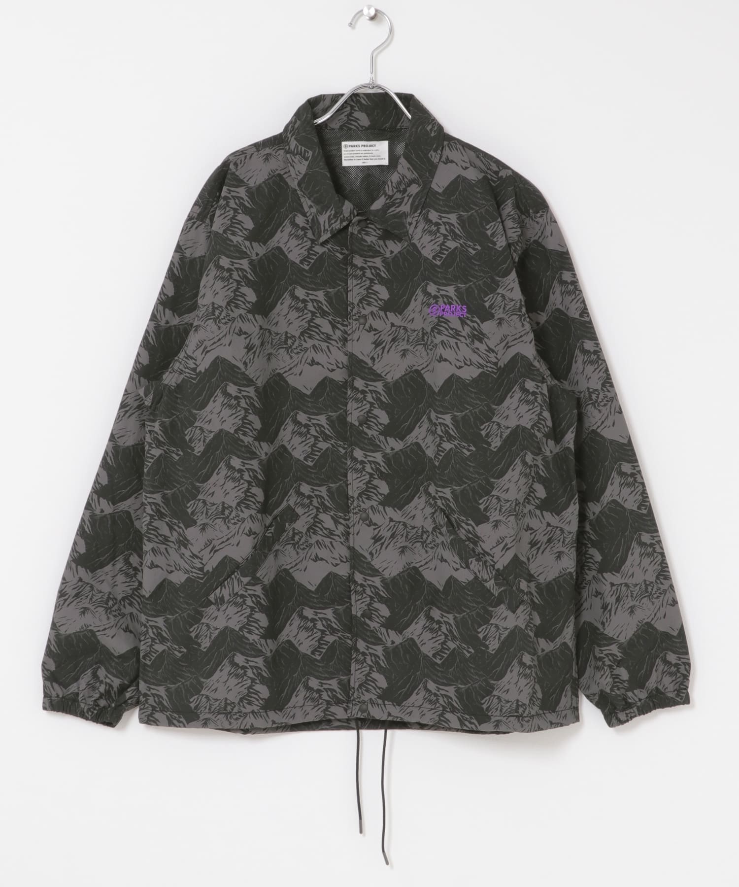 PARKS PROJECT　ALASKA CoachJacket BLACK M