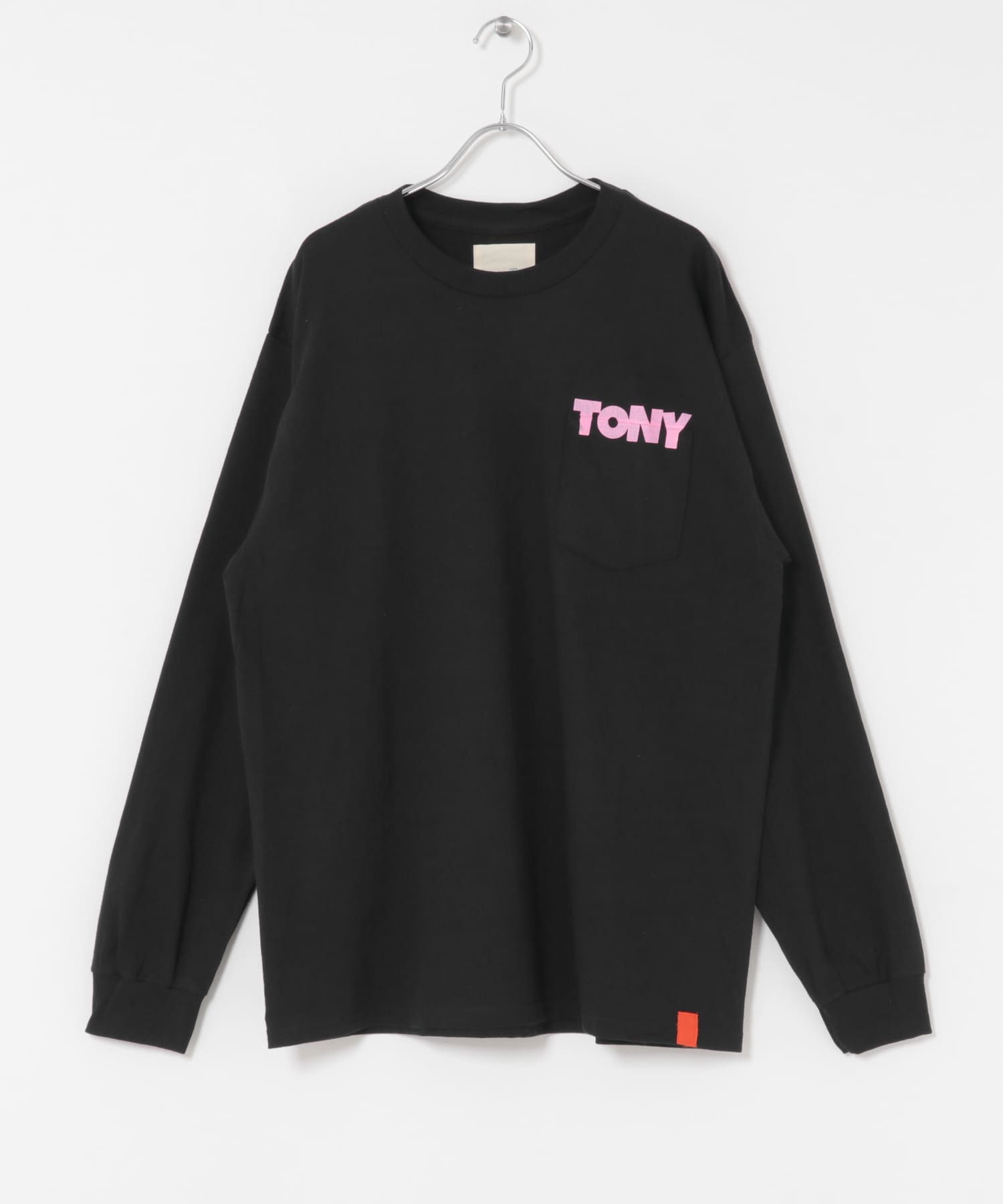 TONY　Haida LS Pockey Tee BLK L