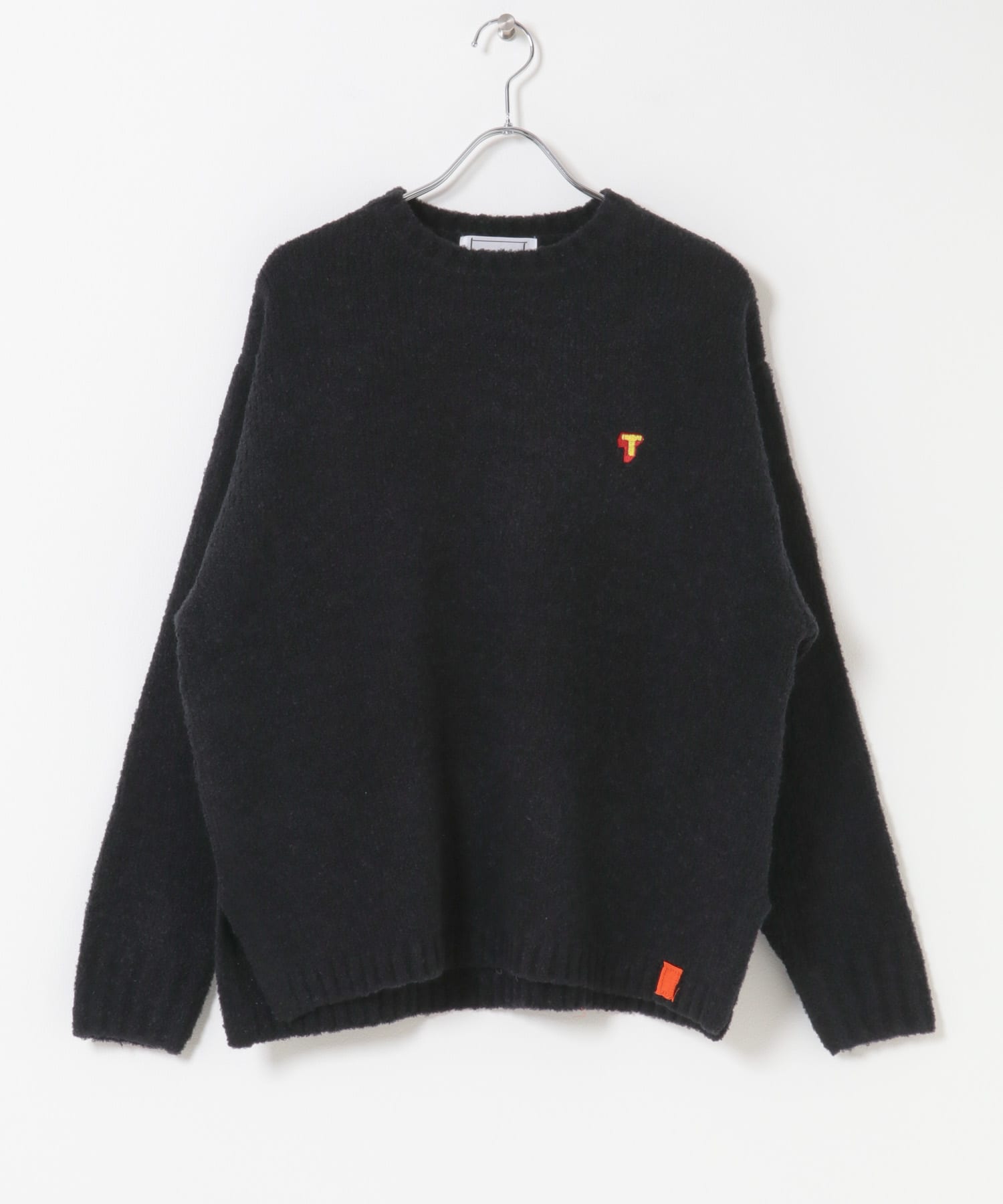 TONY　Pier Ring Yarn Knit BLK M