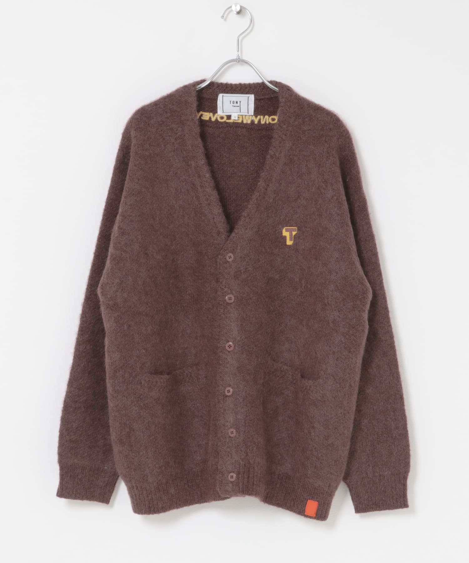 TONY　Yolk Mohair Knit Cardigan