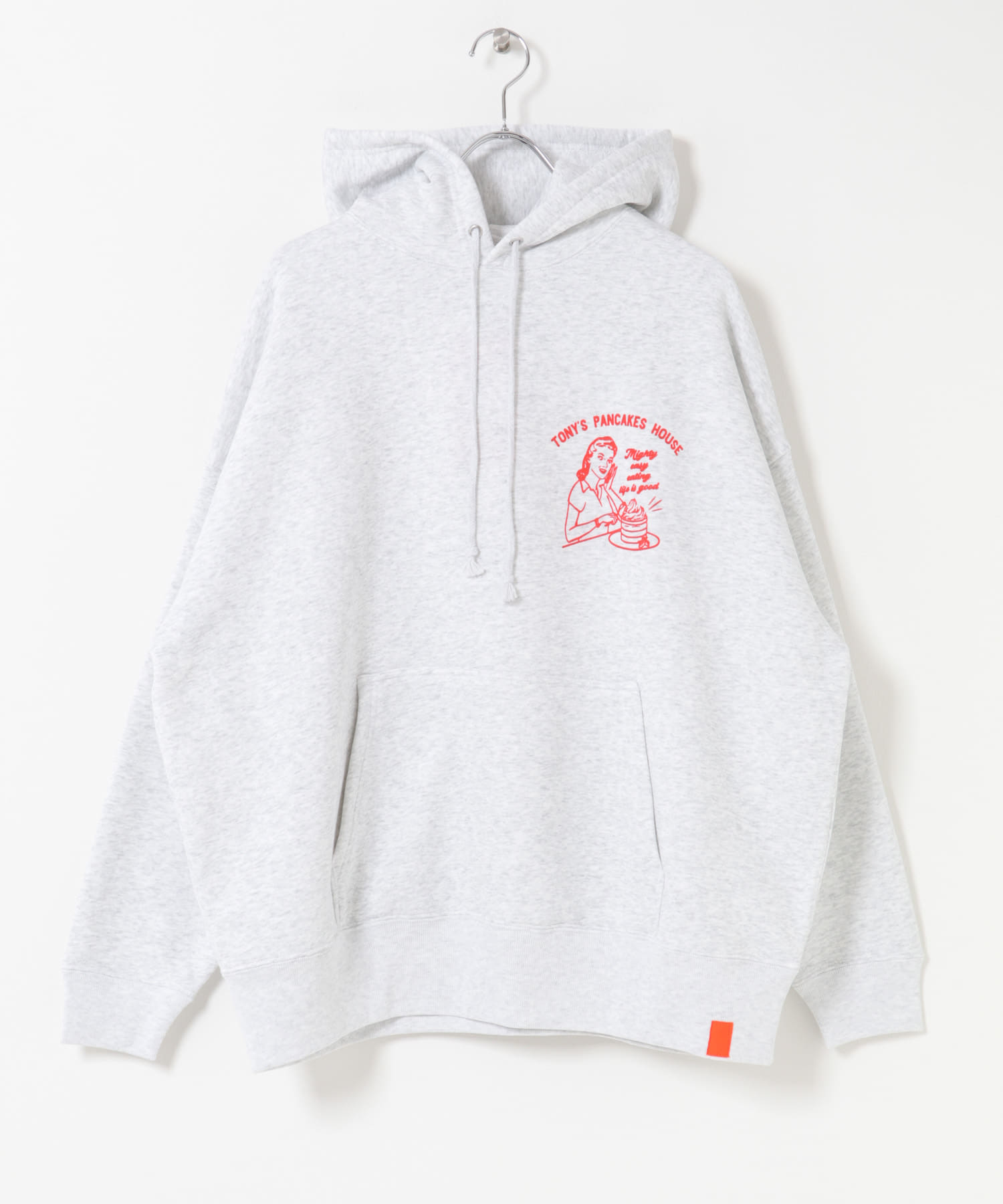 TONY　TonysPancakeHouseHoodie GRY M