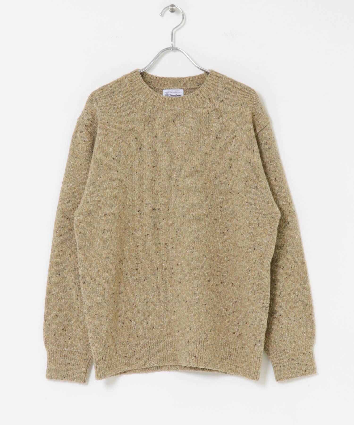 米富繊維　COLOR NEP KNIT PULLOVER