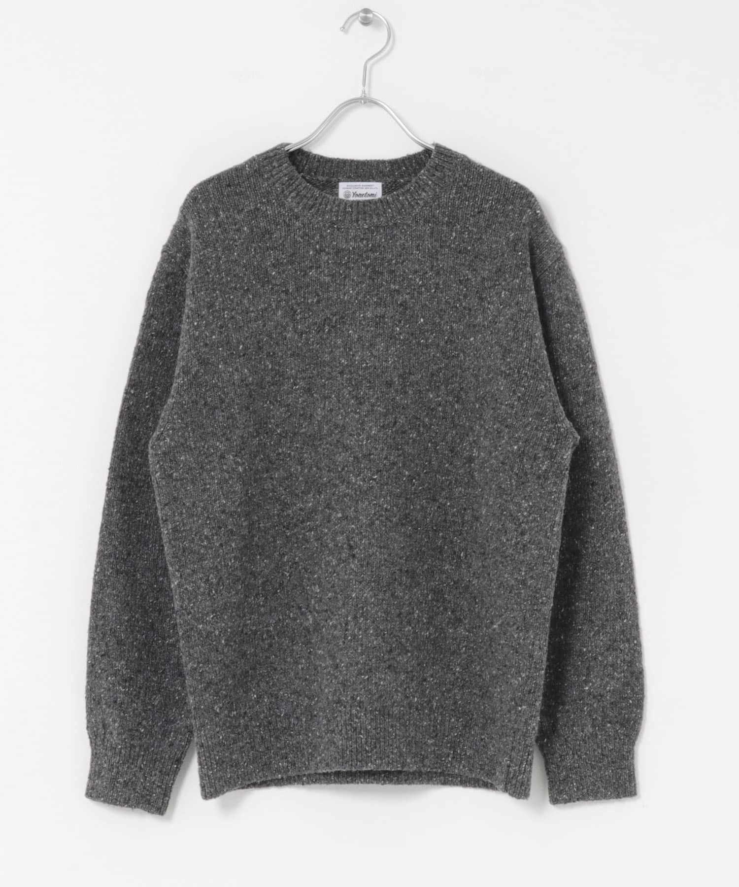 米富繊維　COLOR NEP KNIT PULLOVER
