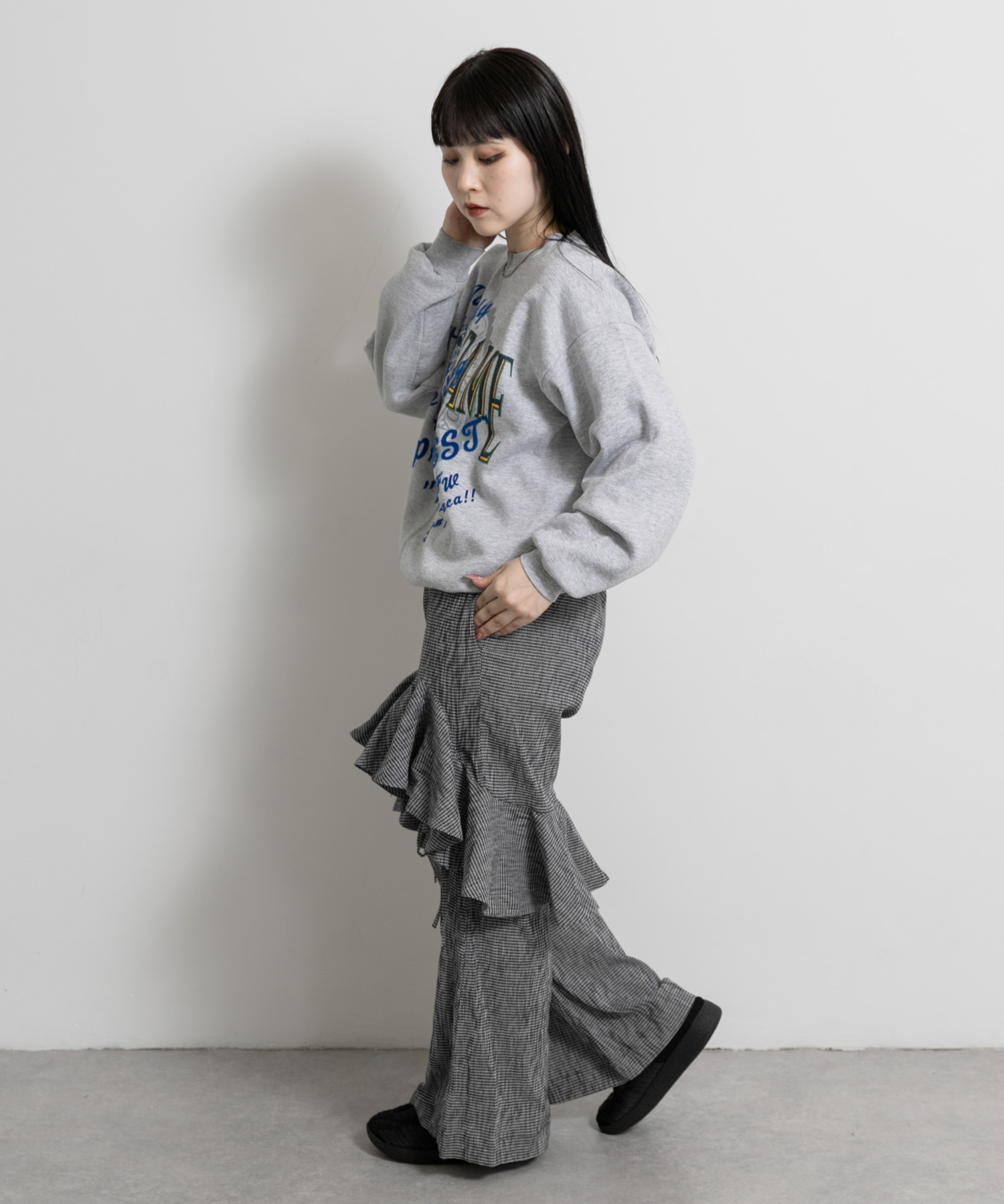 身長：156cm サイズ：one