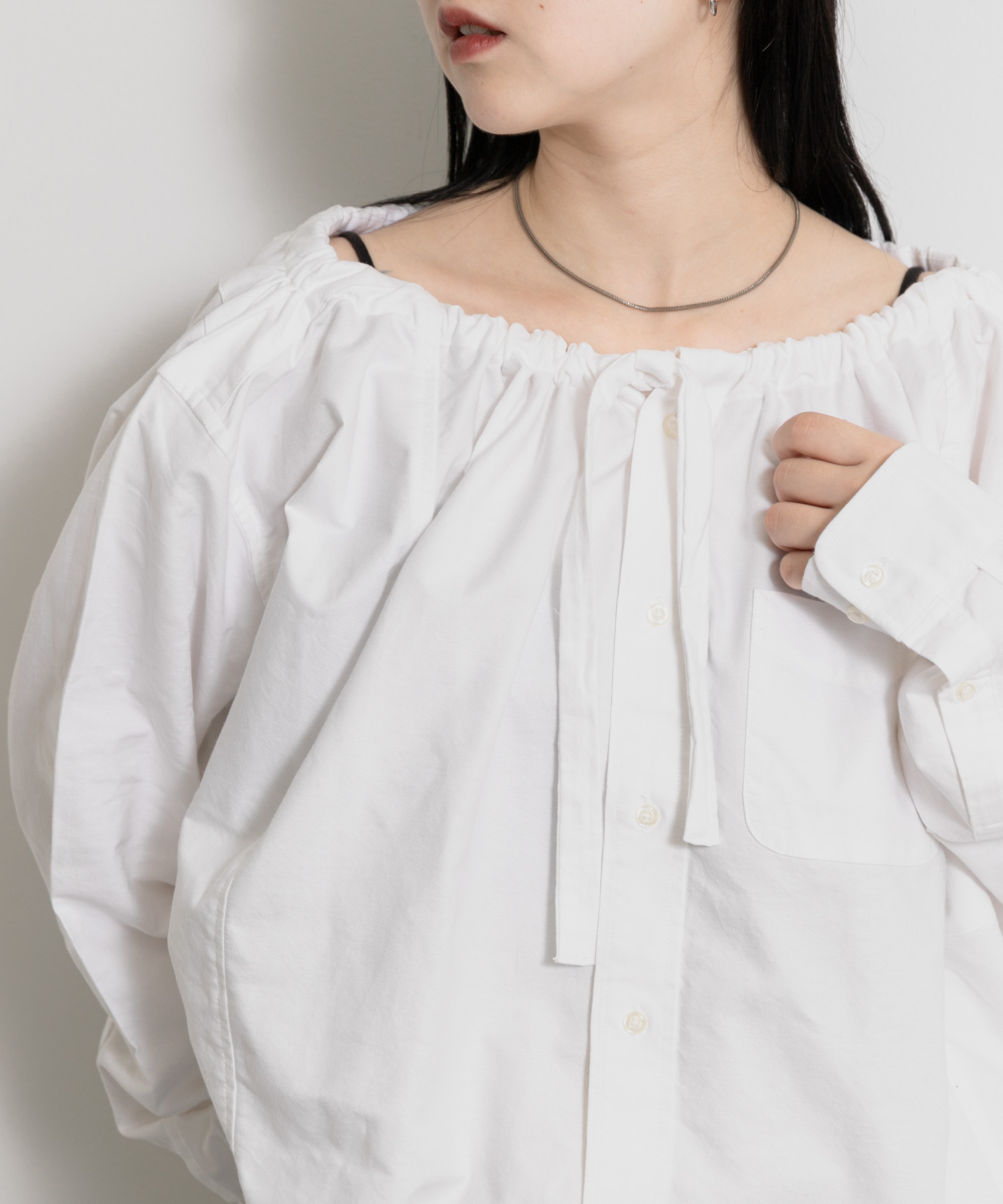 身長 : 156cm サイズ : one