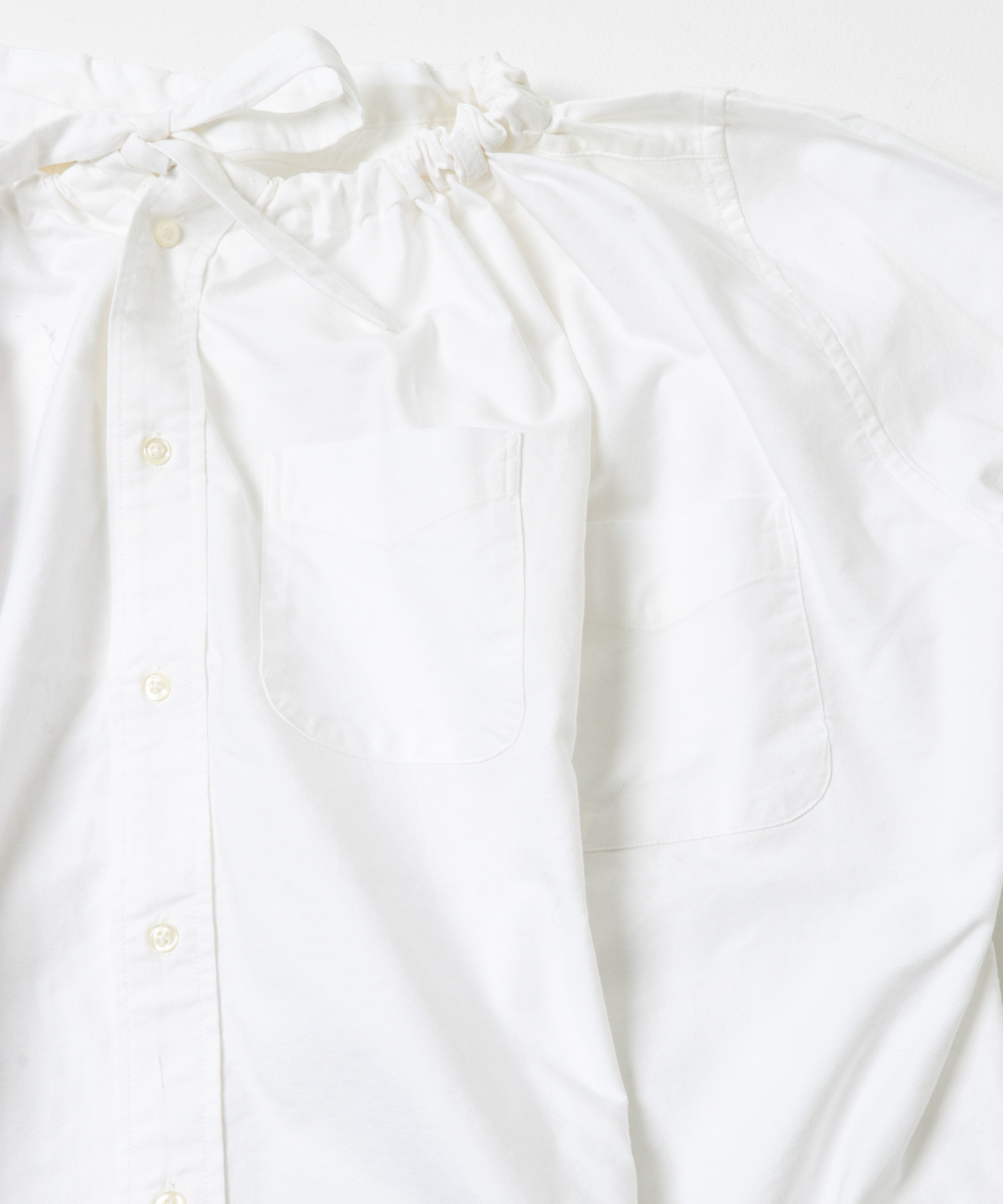 77circa　make width adjustable wide shirt white1 one