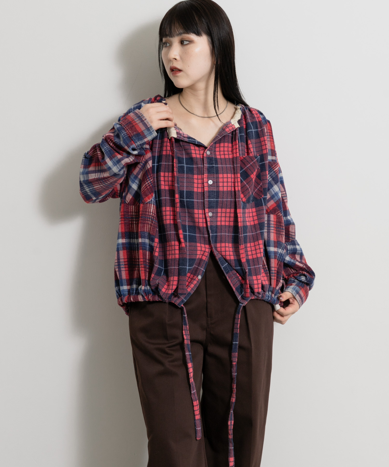 身長 : 156cm サイズ : one