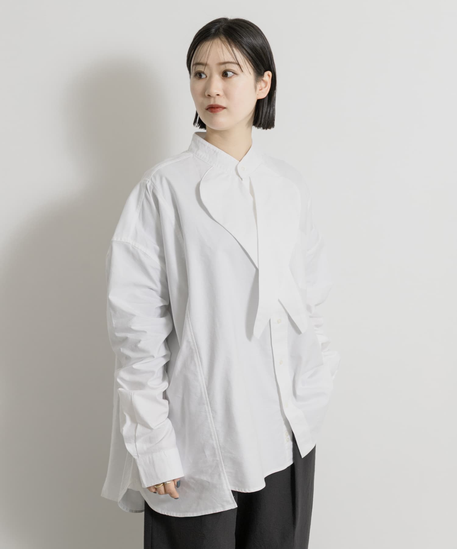77circa　wide stole shirt