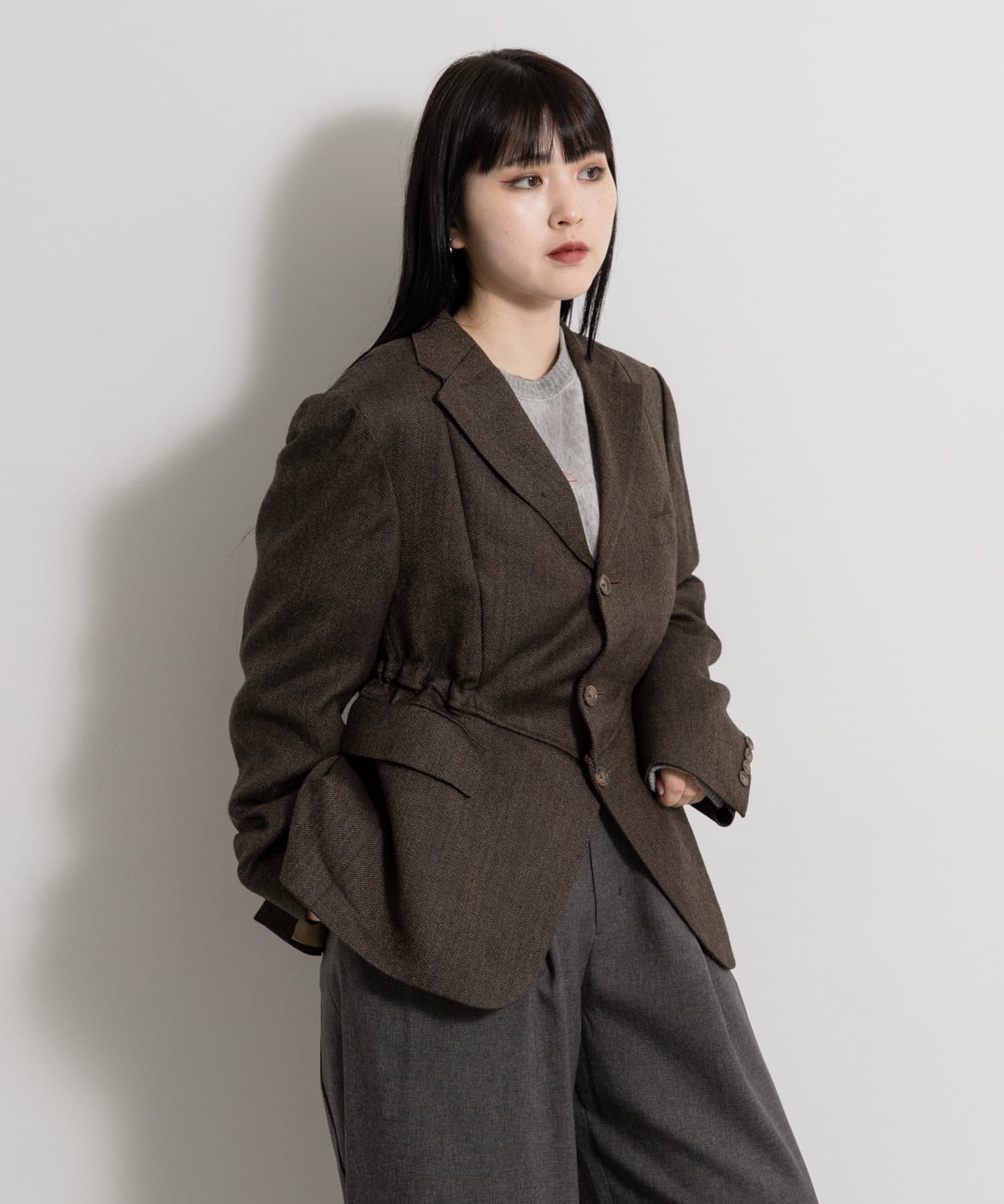 身長 : 156cm サイズ : one
