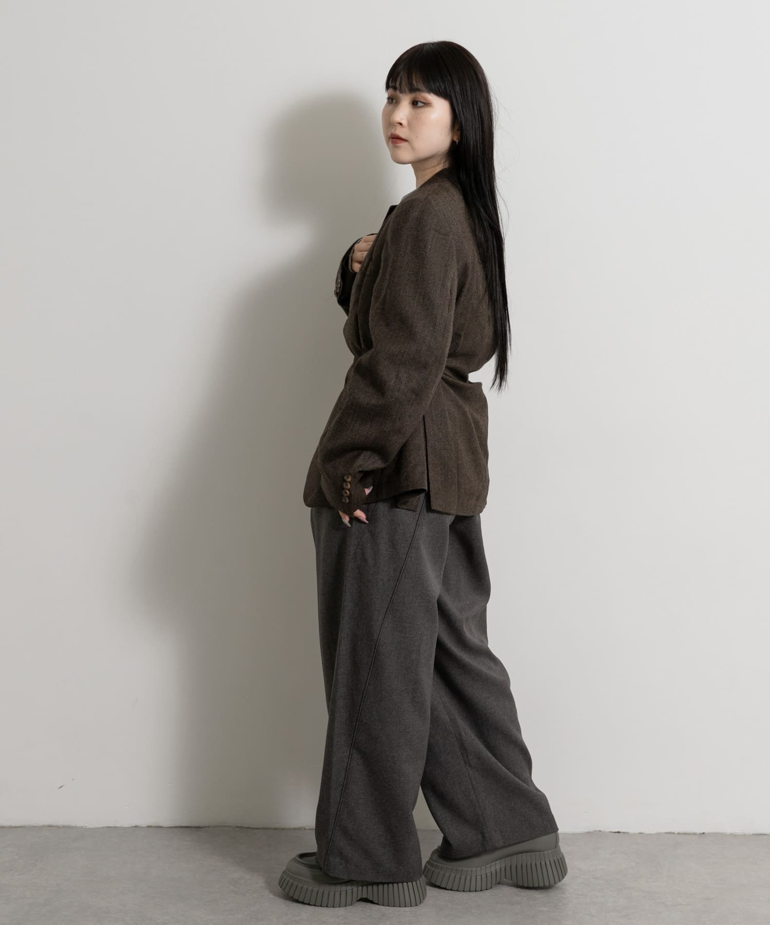 身長 : 156cm サイズ : one